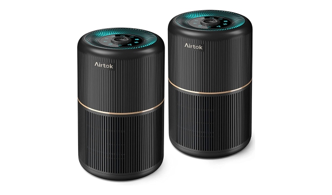 A close up of the Airtok air purifiers.