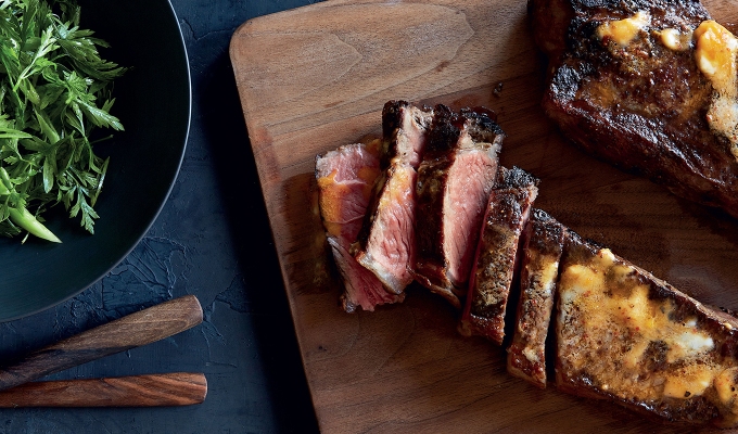 best steak cuts for grilling: strip steak