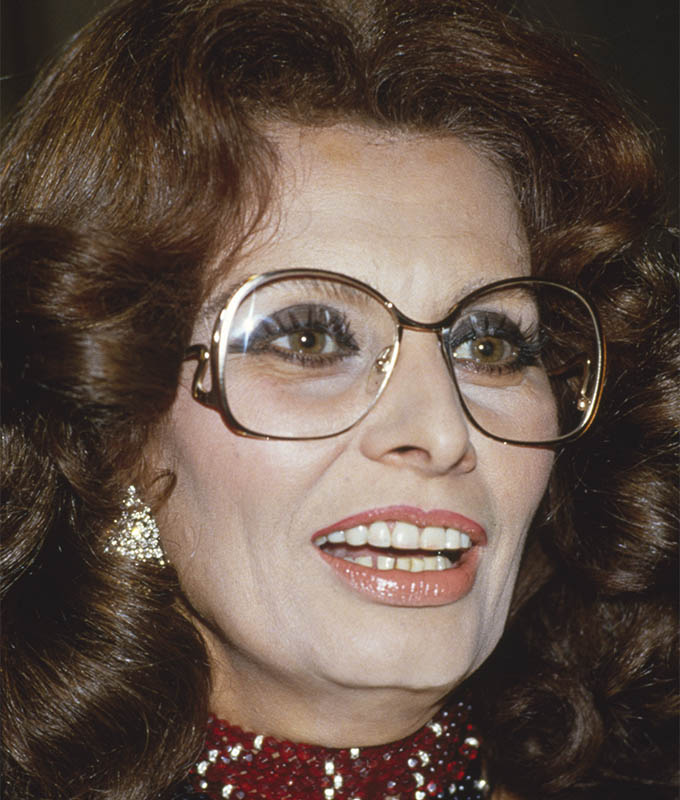 glasses-trends: Sophia Loren