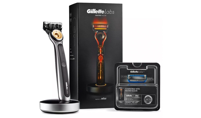 last-minute fathers day gifts: Gillette Labs 3-Piece Heated Razor Starter Set