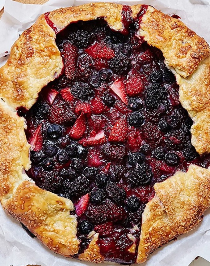 lazy summer entertaining recipes berry galette