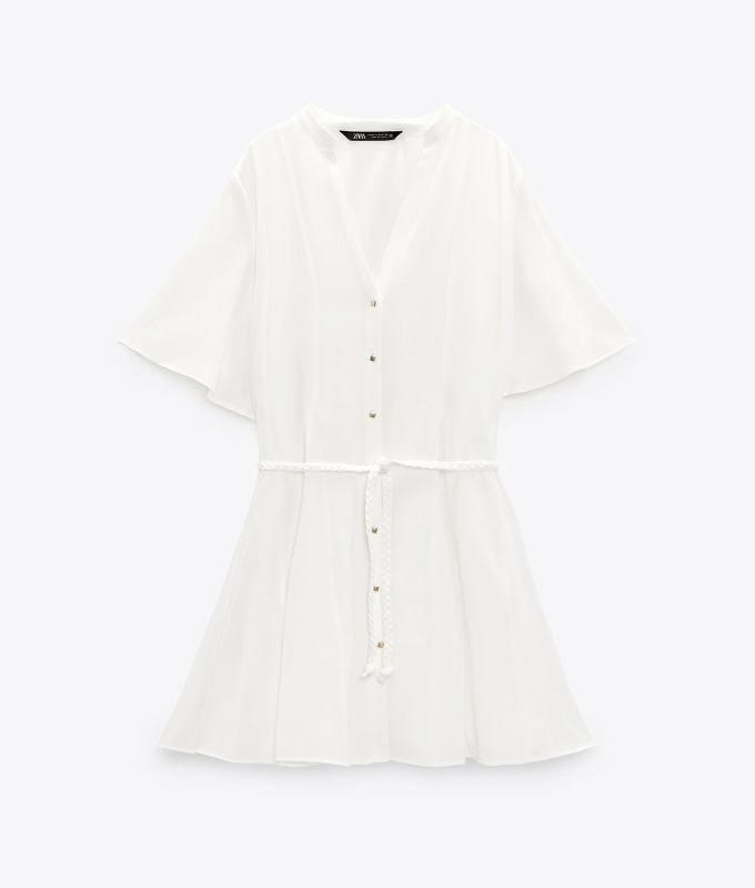 Zara Pieces for Summer Zara Belted Mini Dress