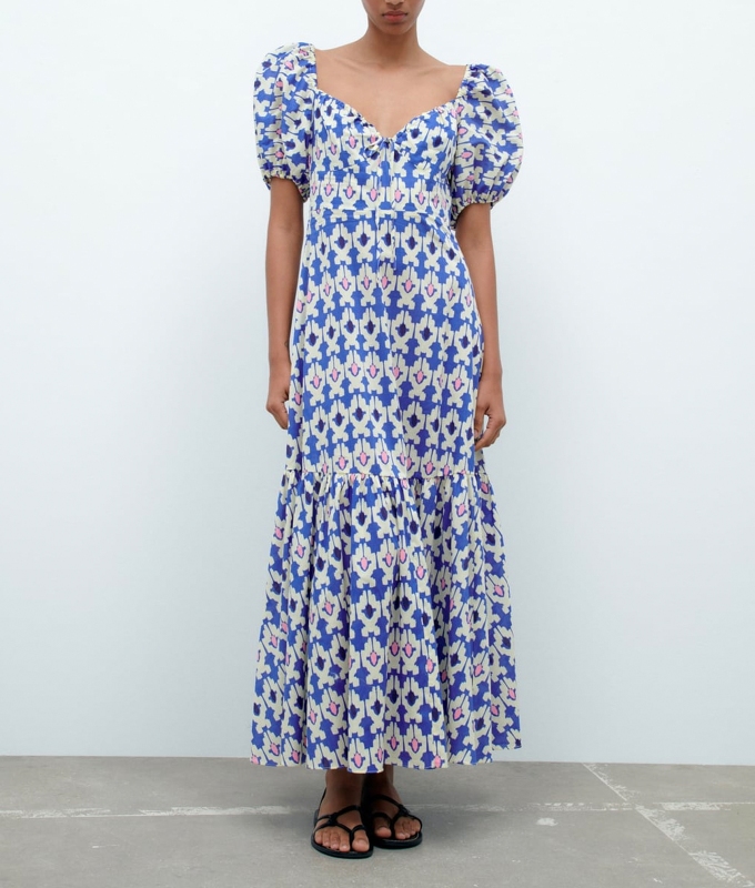 Zara Pieces for Summer Zara Printed Midi Dress