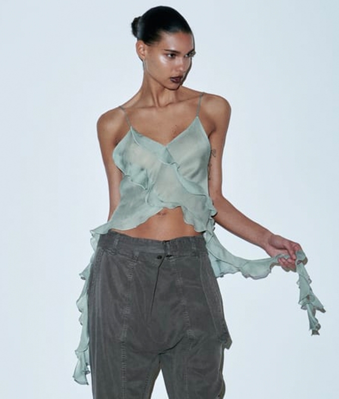 Zara Pieces for Summer: Zara Semi-Sheer Tank Blouse