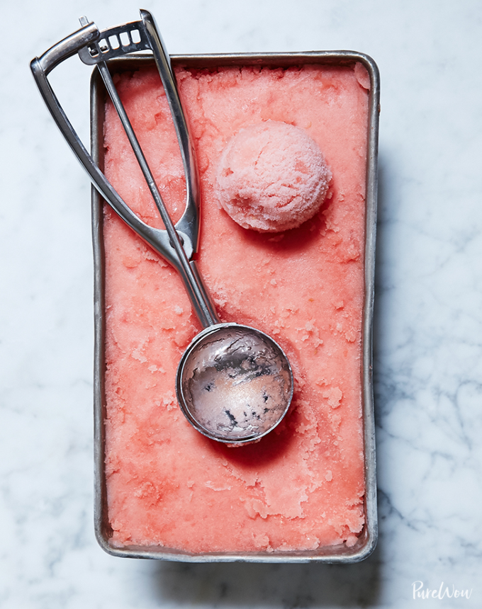 lazy summer entertaining recipes one ingredient watermelon sorbet